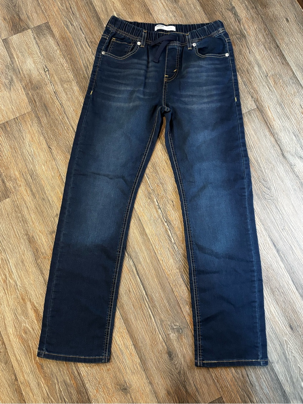 Levi’s Girls Elastic Waist Dark Blue Jeans